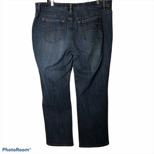 Stretch Jeans med wash size 18 Liz & Co